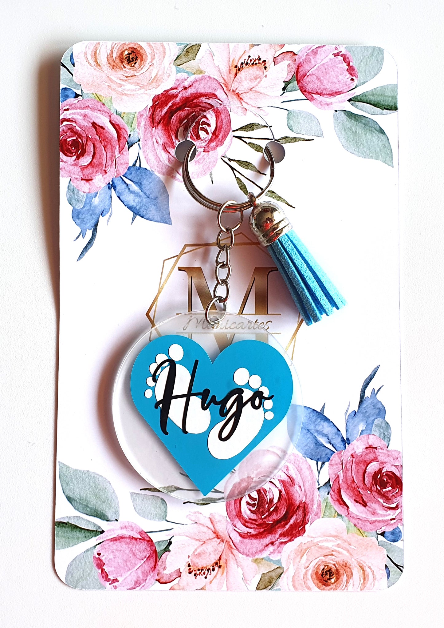 Porte clé naissance idée cadeau - porte clef personnalisable bébé - cadeau maman, papa