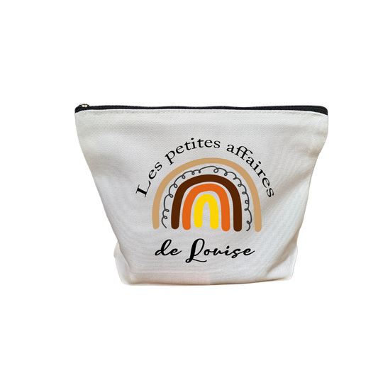 Trousse Personnalisable Arc-en-ciel pour Enfant - Cadeau Unique de Naissance à l'École
