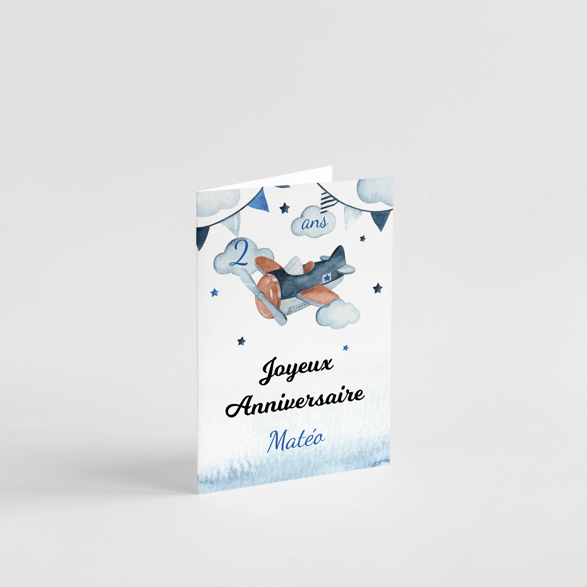 CARTES INVITATION ANNIVERSAIRE PANDA 11X17CM